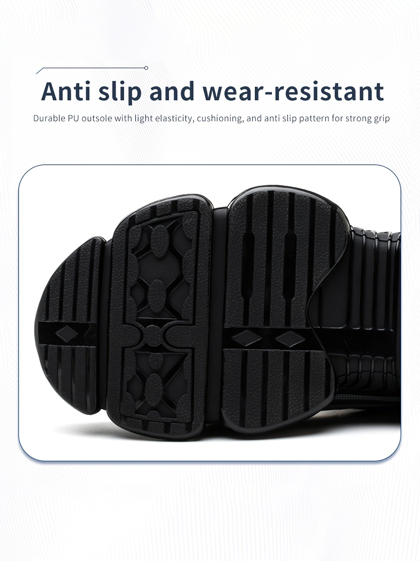 Buttoned Anti-Crush, Anti-Puncture, Comfortable, Breathable And Protective Safety Shoes