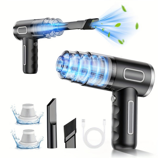 BELIBUY Portable Home And Car Vacuum Cleaner USB Rechargeable Car DustCleaner Handheld Super Power Home Wireless Vacuum Cleaner ForAutomobile Household