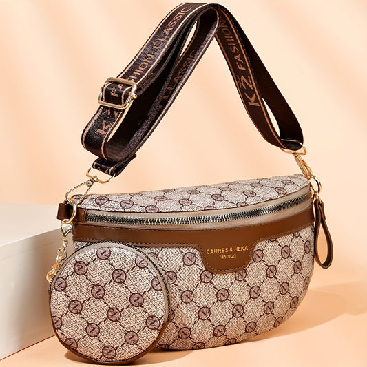 Stylish and trendy versatile large-capacity lightweight Women's bag waist bag chest bag
